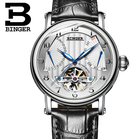 Image of Binger Swiss Super Luxury Tourbillon Mechanical Watch Men B 1172