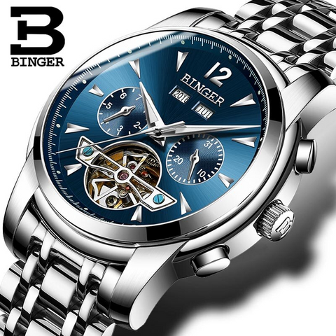Image of Binger Swiss Tourbillon Men's Watch B 8608