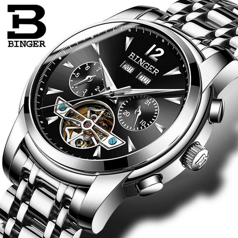 Image of Binger Swiss Tourbillon Men's Watch B 8608