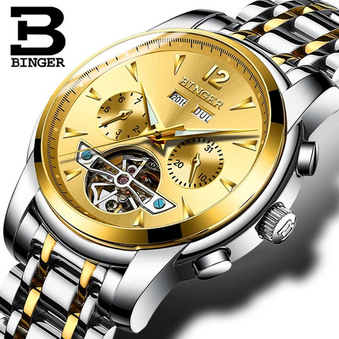 Image of Binger Swiss Tourbillon Men's Watch B 8608