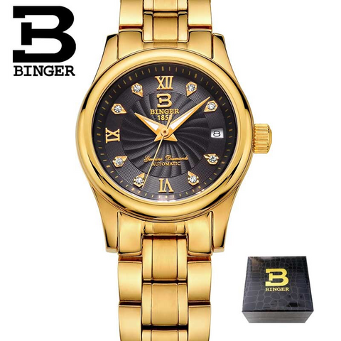 Image of BINGER Swiss Luxury Mechanical Watch Women B 603L-8