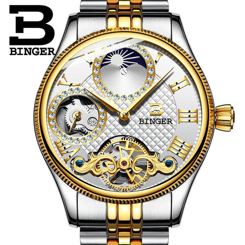 Image of Binger Swiss Unique Mechanical Watch Men B 1175