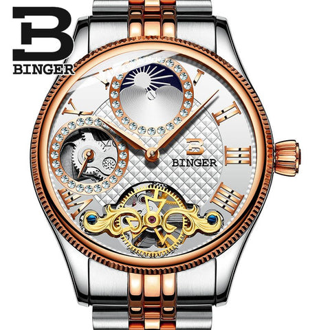 Image of Binger Swiss Unique Mechanical Watch Men B 1175