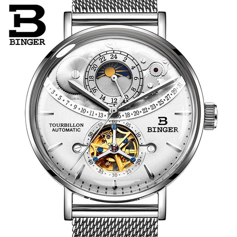 Image of Binger Swiss Exquisite Mechanical Watch Men B 10002
