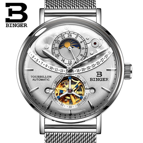 Image of Binger Swiss Exquisite Mechanical Watch Men B 10002