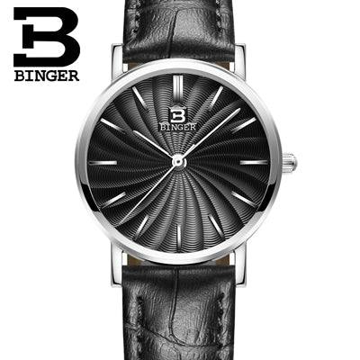 Image of Binger Swiss Ultra thin Quartz Watch Women B 3051