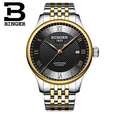 Image of Binger Swiss Royal Mechanical Watch Men B 671