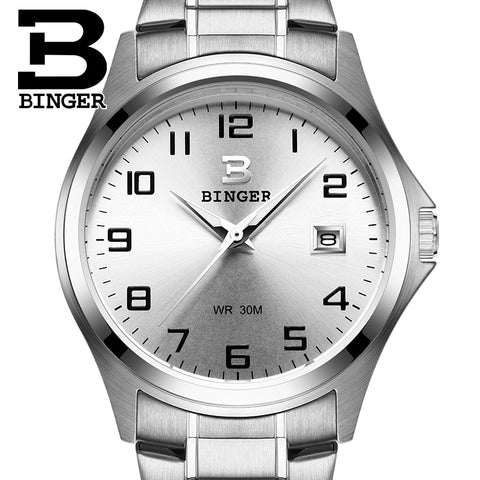 Image of Binger Swiss Men's Quartz Watch B 3052