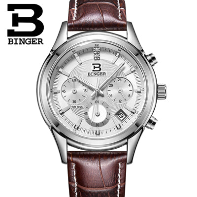 Image of Binger Swiss Alpha Quartz Watch Men B 6019