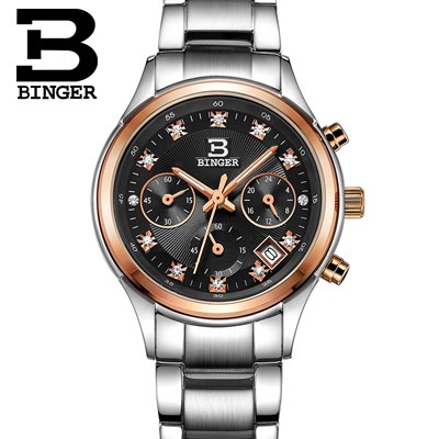Image of BINGER Swiss Quartz Watch Women B 6019
