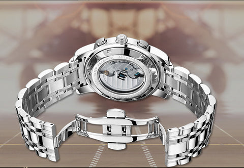 Image of Binger Swiss Sapphire Tourbillon Watch Men B 8601