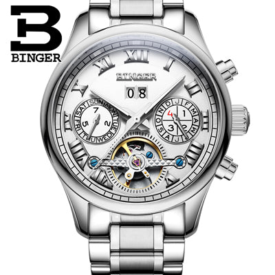 Image of Binger Swiss Tourbillon Mechanical Men's Watch B 8602
