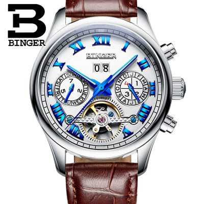 Image of Binger Swiss Tourbillon Mechanical Men's Watch B 8602