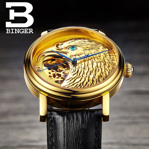 Image of Binger Limited Edition Royal Eagle Mechanical Men Watch B 8888