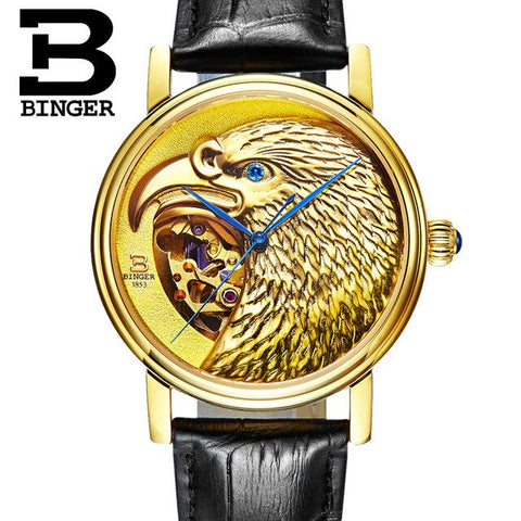 Image of Binger Limited Edition Royal Eagle Mechanical Men Watch B 8888