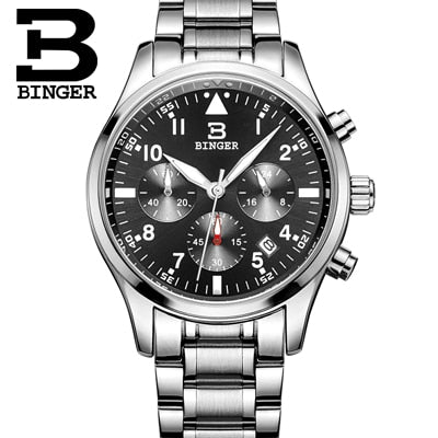 Image of Binger Swiss Quartz Watch Men B 9202