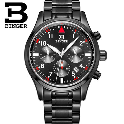 Image of Binger Swiss Quartz Watch Men B 9202
