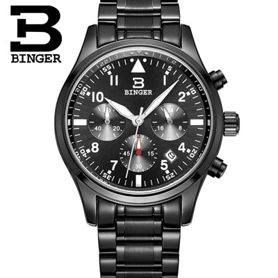 Image of Binger Swiss Quartz Watch Men B 9202