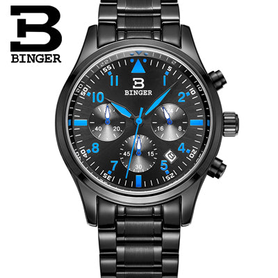 Image of Binger Swiss Quartz Watch Men B 9202