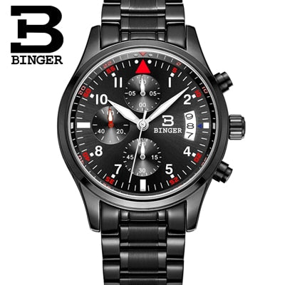 Image of Binger Swiss Quartz Watch Men B 9202