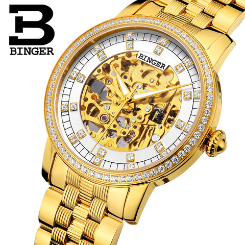Image of Binger Swiss Mechanical Miyota Luxury Men Watch B 5051