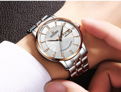 Image of Binger Swiss Mechanical Watch Men B 1176
