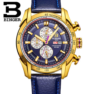 Image of Binger Swiss Chronograph Quarz Watch Men B 1163