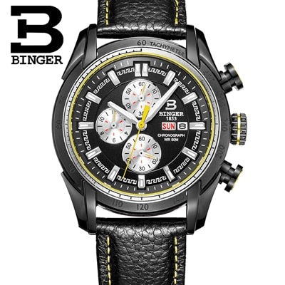 Image of Binger Swiss Chronograph Quarz Watch Men B 1163