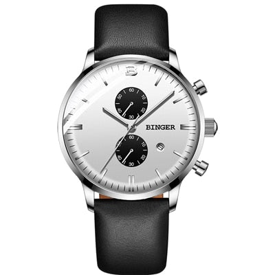 Image of Binger Swiss Chronograph Quartz Watch Men B 1212