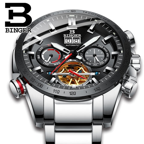 Image of Binger Swiss Speedo Mechanical Watch B 10003C