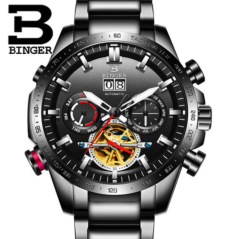 Image of Binger Swiss Speedo Mechanical Watch B 10003C