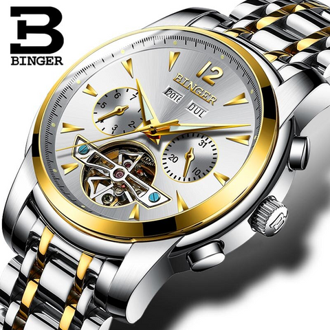 Image of Binger Swiss Tourbillon Men's Watch B 8608