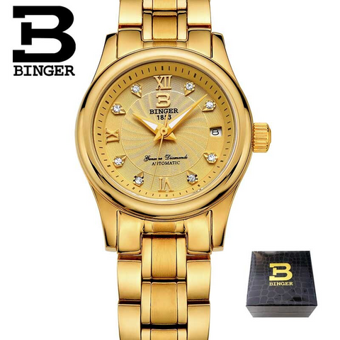Image of BINGER Swiss Luxury Mechanical Watch Women B 603L-8